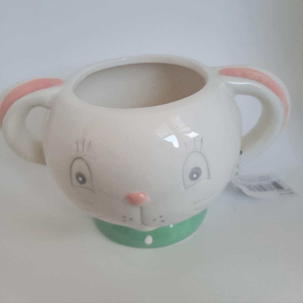 Transpac Imports Dol Easter Dottie Bunny Double Bunny Ear Handles New With Tags